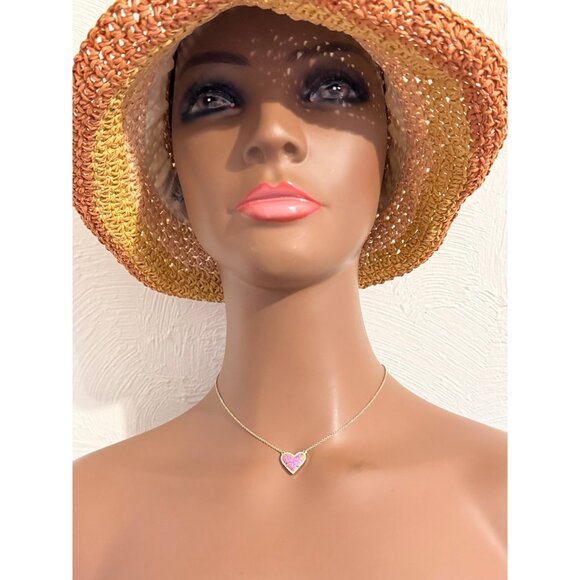 Kendra Scott Pink Heart Necklace - Picture 5 of 5